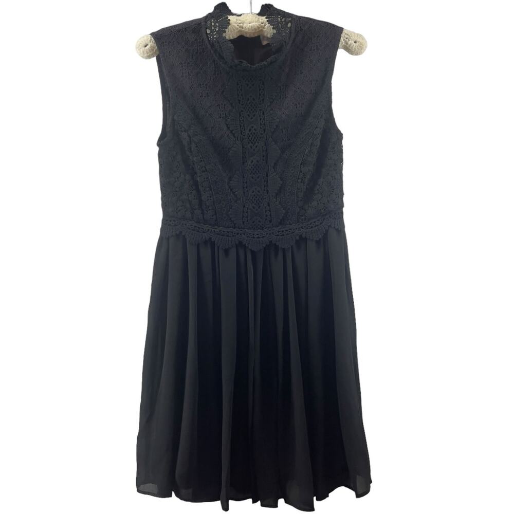 Devlin Women Small Dress Emile Black Lace Bodice Babydoll New with‎ Tags Elegant